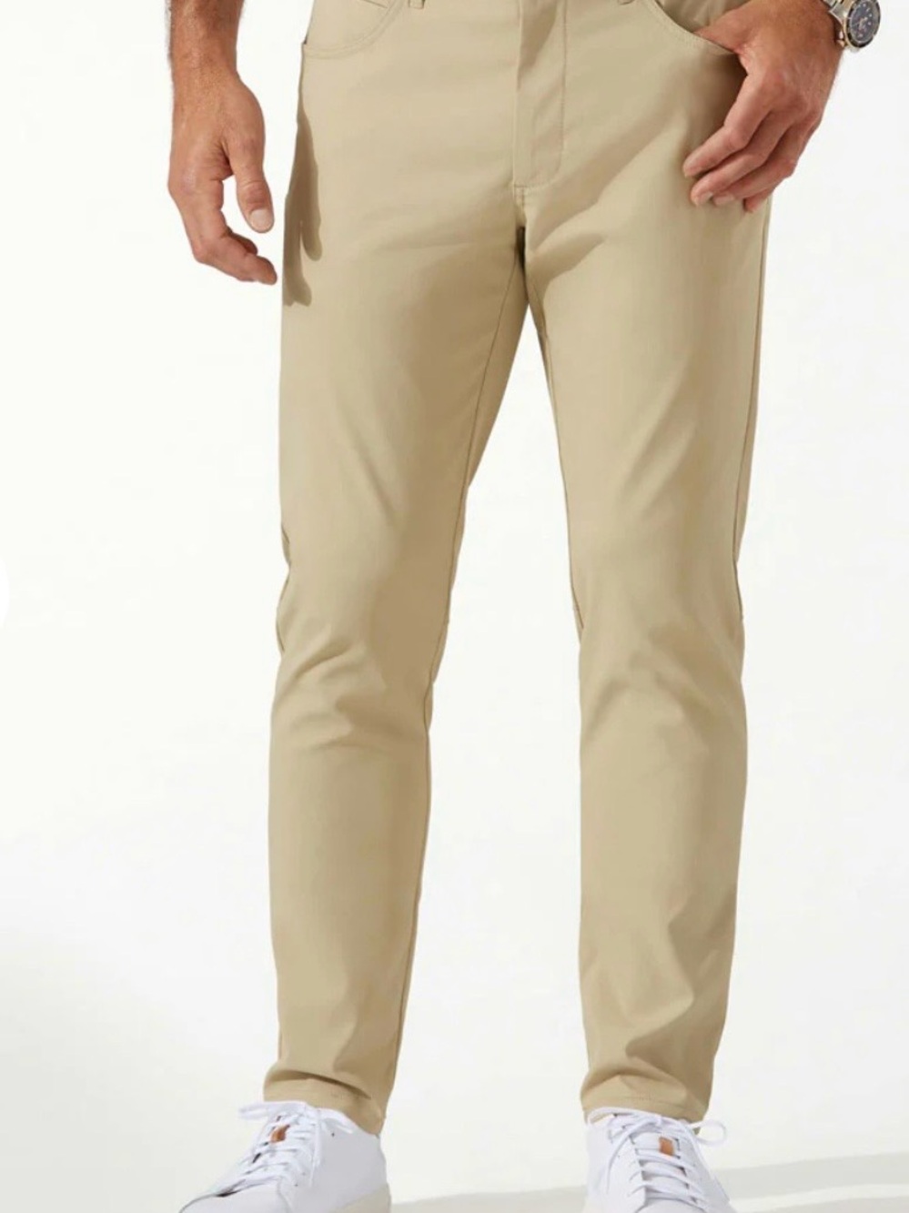 Men’s Tommy Bahama IslandZone 5 pocket khaki pants.